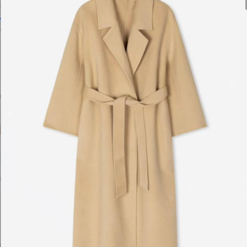 林！腰带款女士收腰高货加厚外套