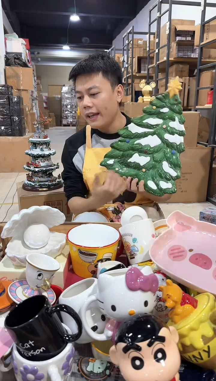 瓷片大号圣诞树餐盘