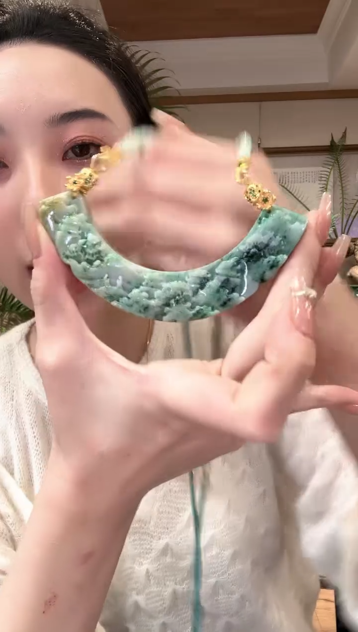 【闪购商品】翡翠颈饰未镶嵌国风
