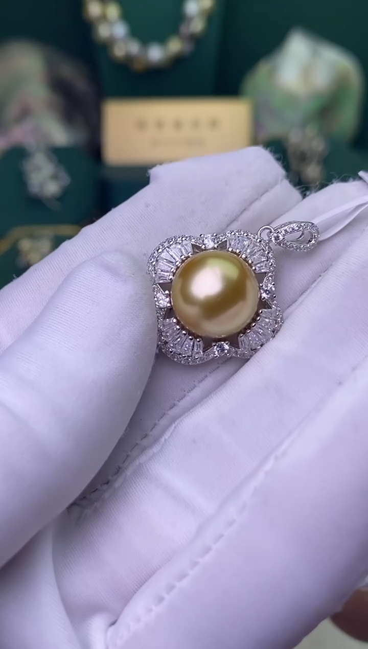 【闪购商品】海水珍珠颈饰银S925镶嵌1