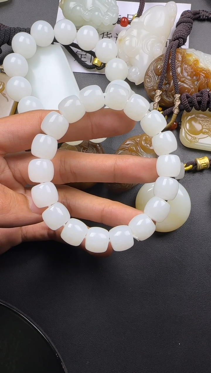 【闪购商品】和田玉挂件未镶嵌手串