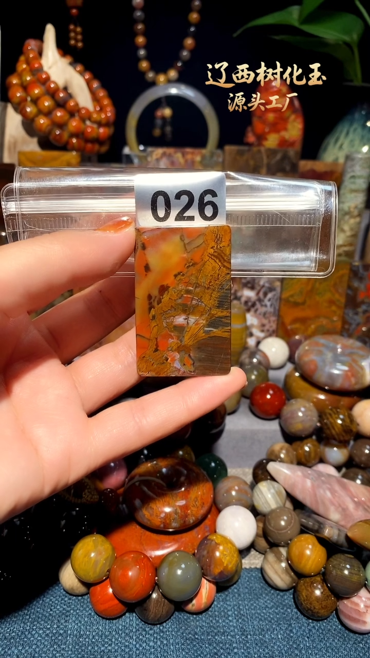 未镶嵌-硅化玉天然北票硅化玉吊坠