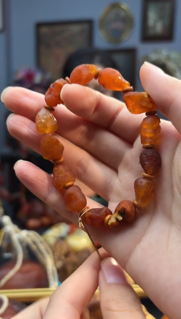 手串琥珀未镶嵌手串