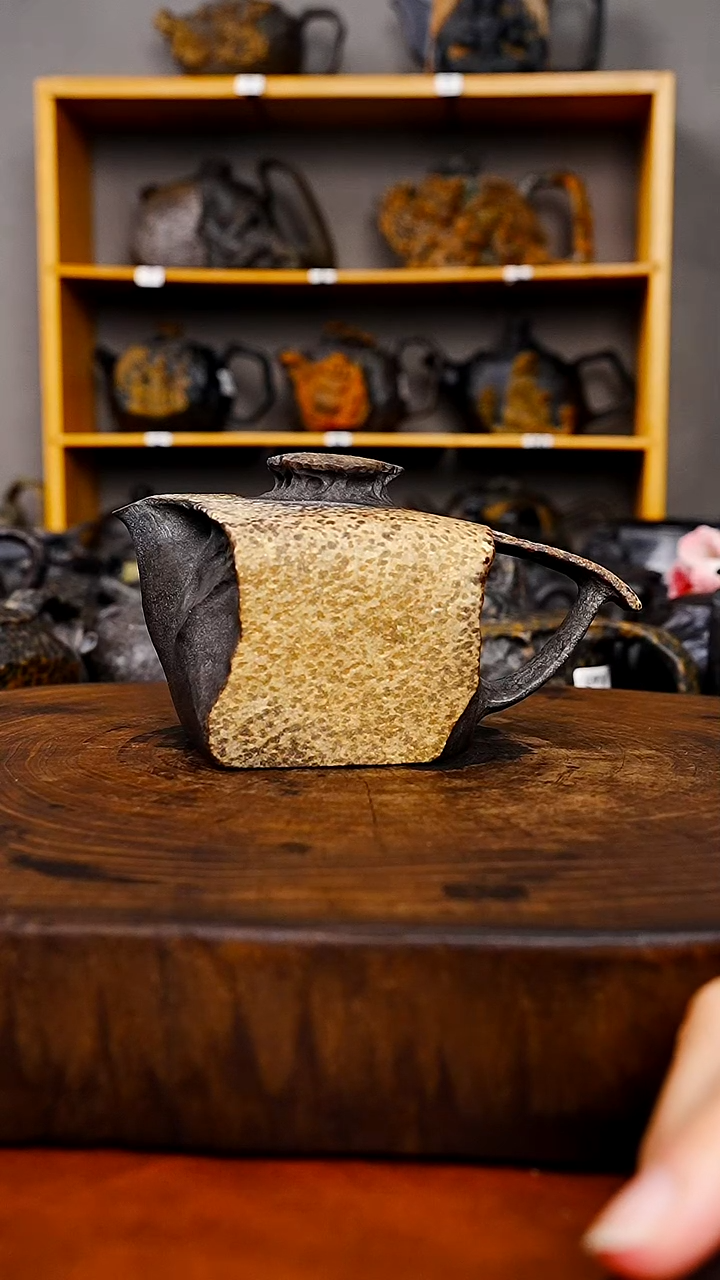 阿*宝冰碛岩石头茶壶