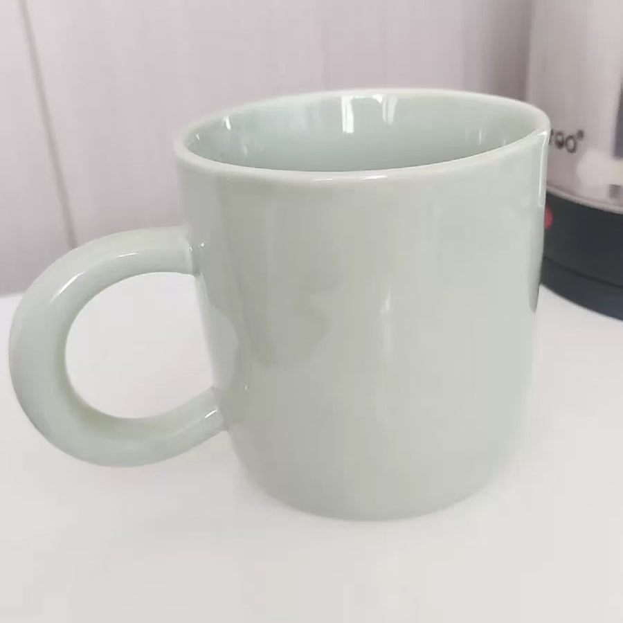 浮雕奶杯可爱绿色