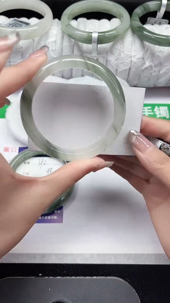 未镶嵌手镯石英质玉391-58/59