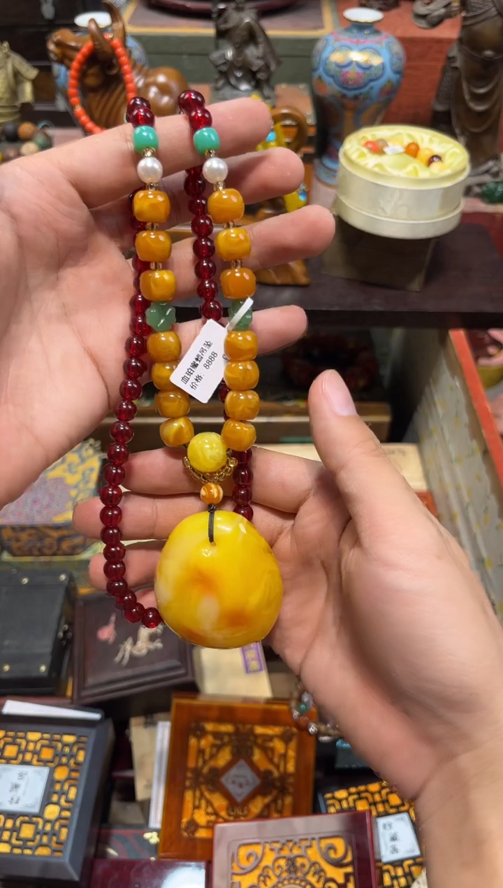 未镶嵌蜜蜡裸石A刘哥专属高端精品37