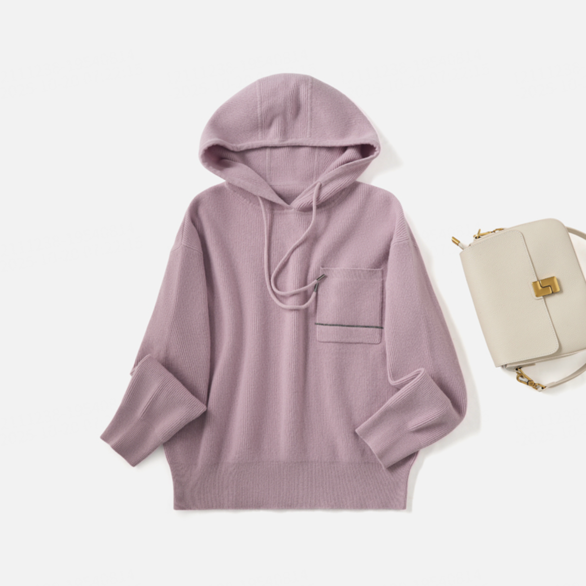 红风尚-0713冬季款简约纯色羊毛上衣