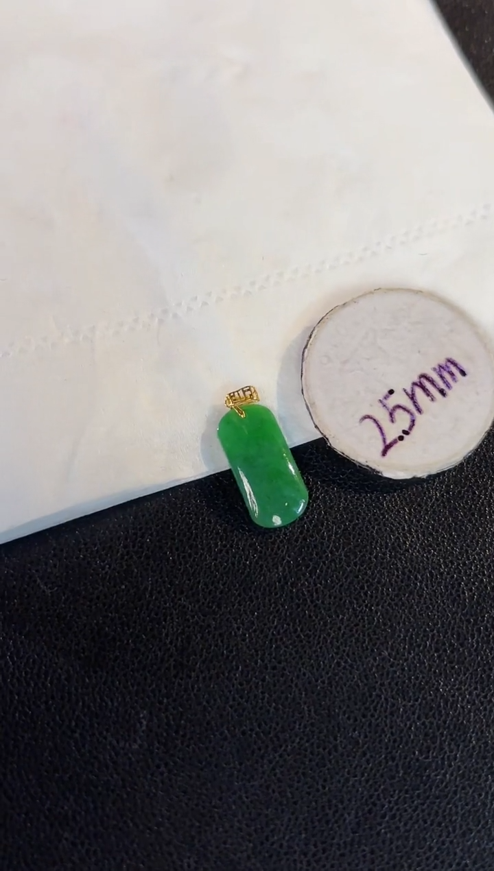 【闪购商品】翡翠颈饰18K金镶嵌 缅料A货/支持复检/一件