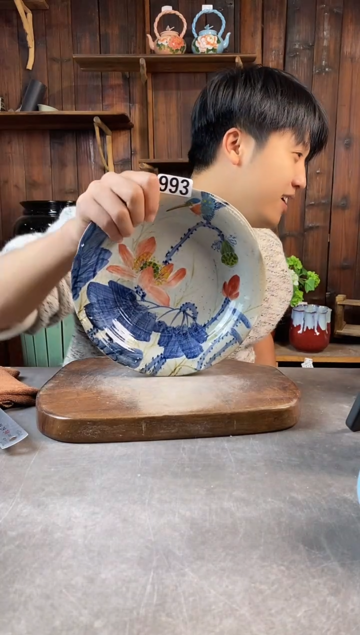 碗993，手工手绘，超值陶瓷