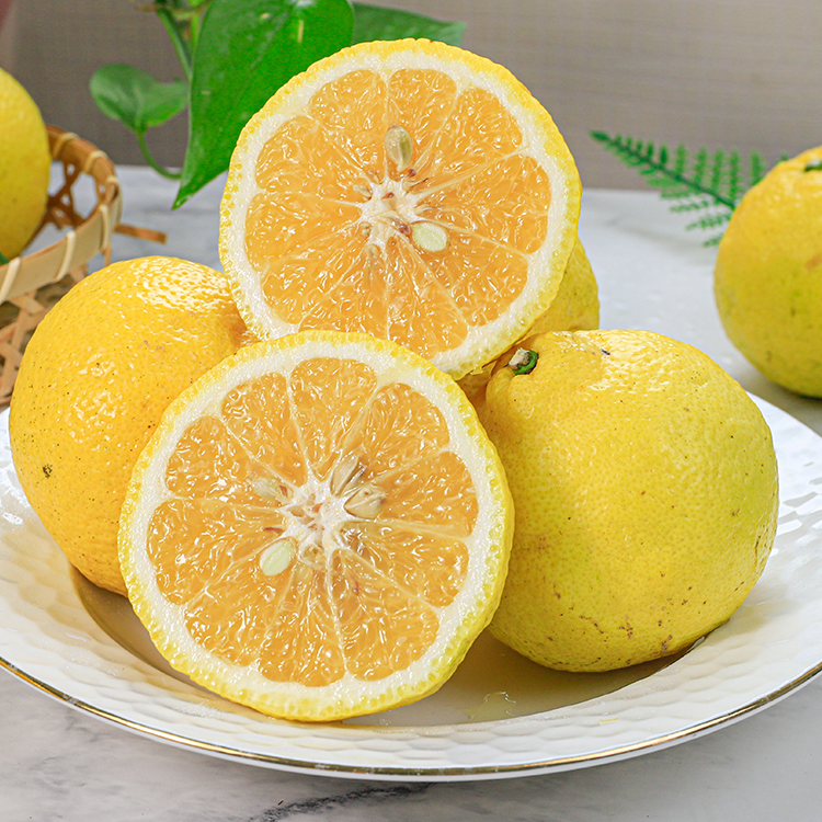 湖南黄金贡柚4.5斤当季新鲜水果清甜多汁
