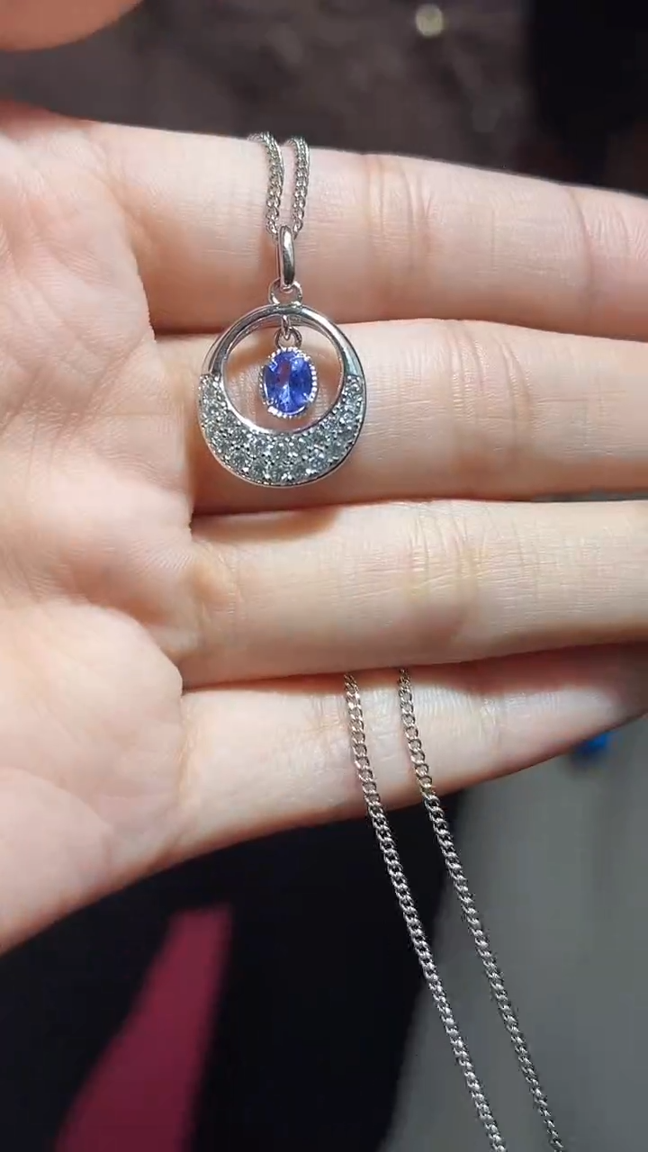 银S925镶嵌其他坦桑石（扎德严选）