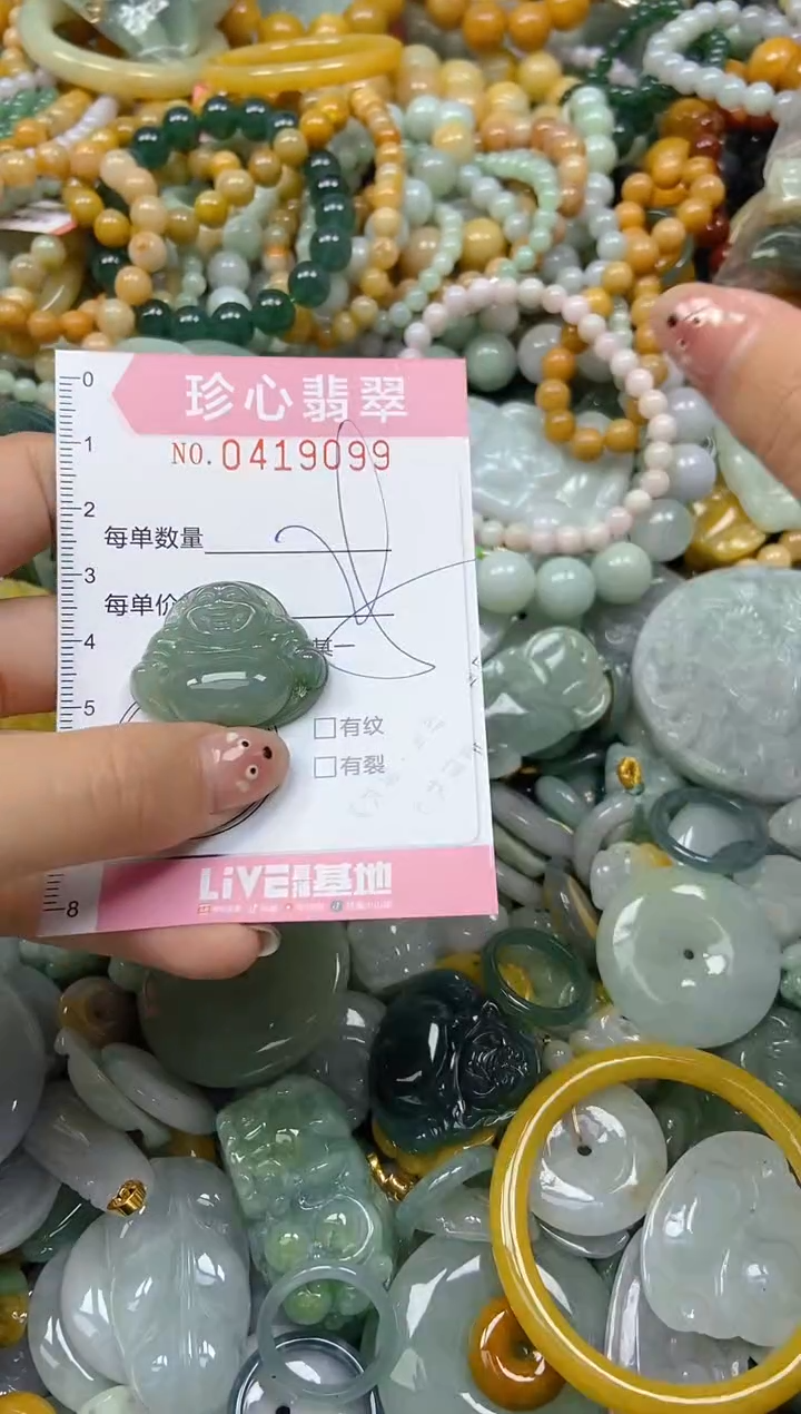 颈饰未镶嵌翡翠闪购0419099