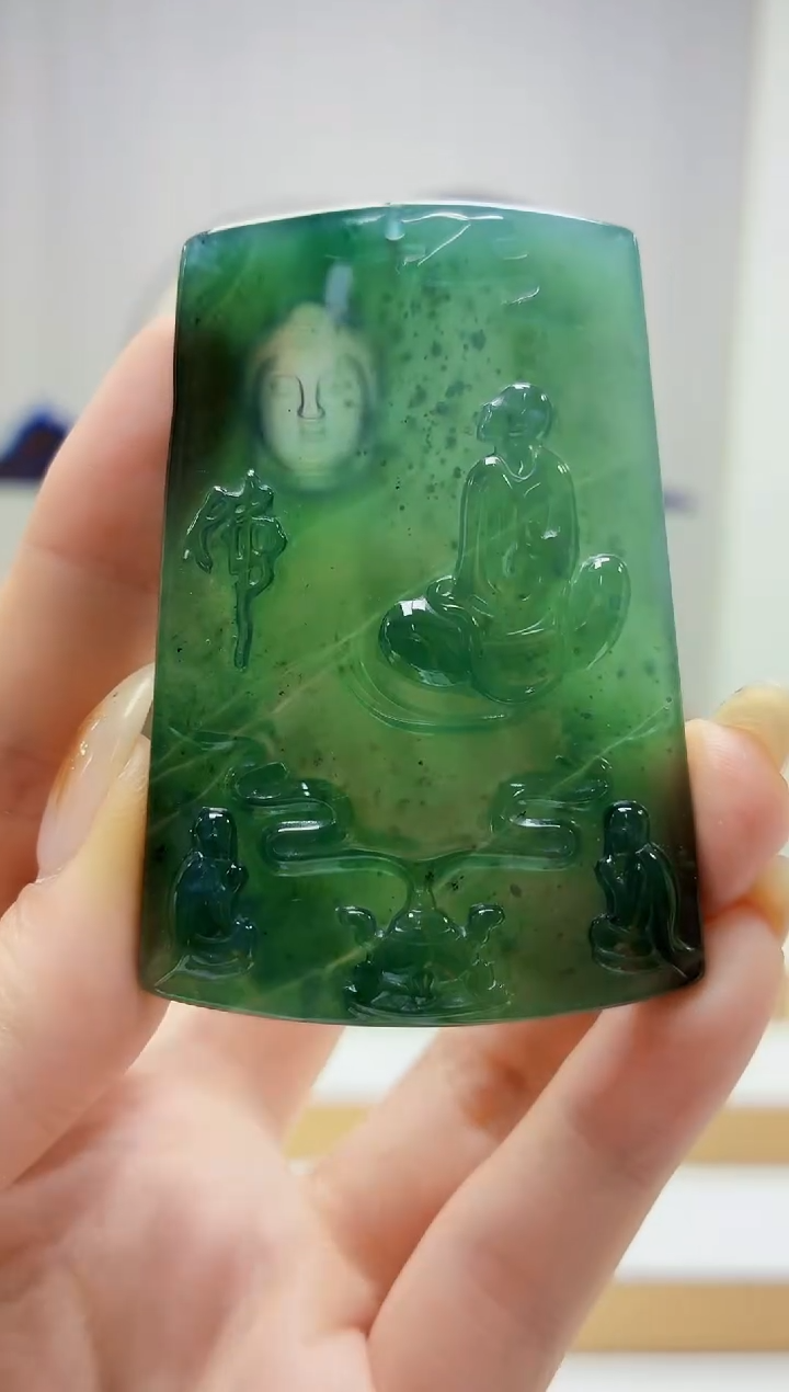 未镶嵌定制翡翠4917jw-毛货挂件66