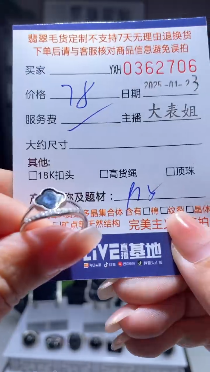 【闪购商品】翡翠颈饰银S925镶嵌翡翠362706