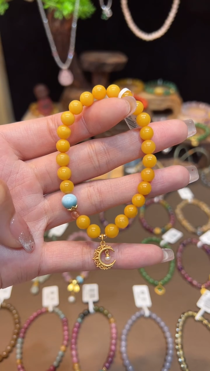 【闪购商品】琥珀手饰未镶嵌手饰@@E1353