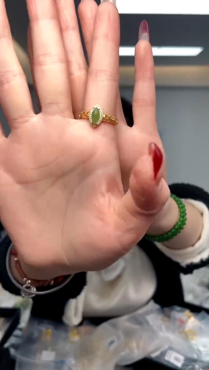 【闪购商品】和田玉·银S925镶嵌（多样性单个发货）