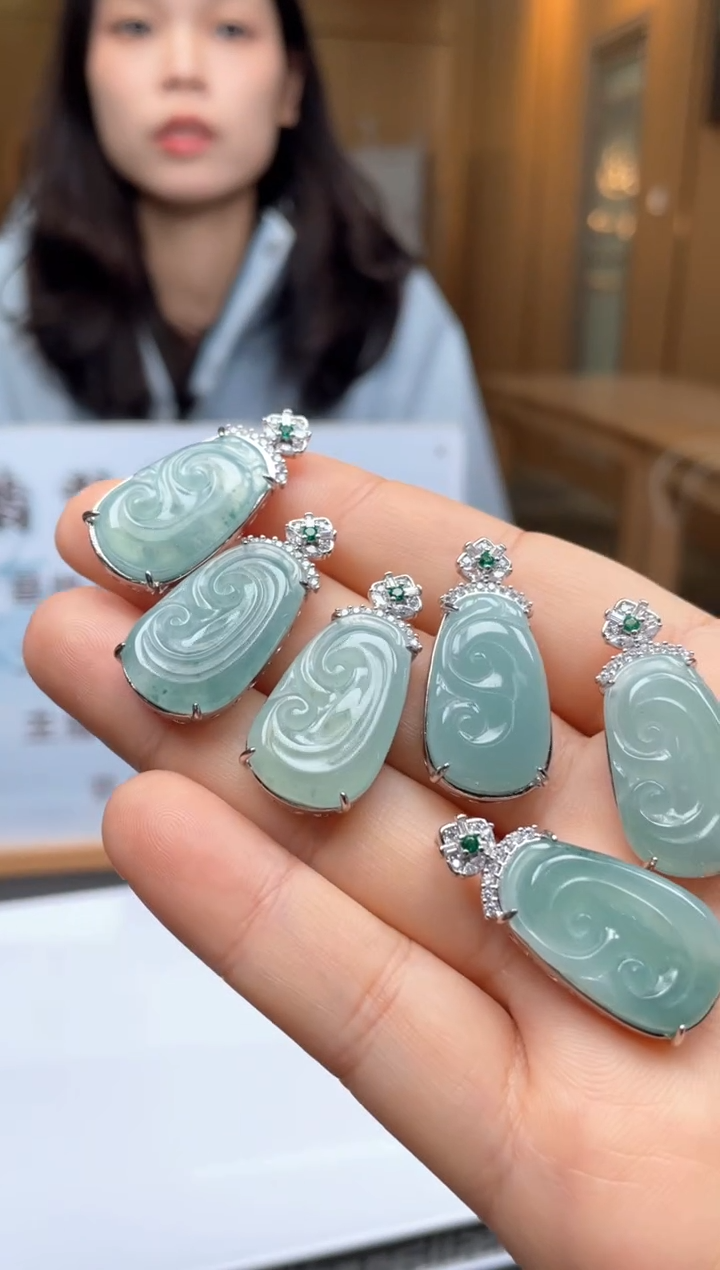 颈饰未镶嵌翡翠多样性发货【只发一件】*x103