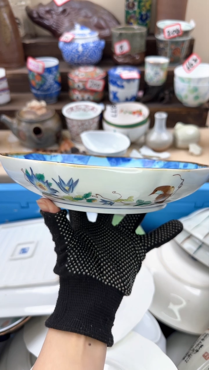 【闪购商品】瓷片21厘米吾山陶如意陶瓷满18米包邮