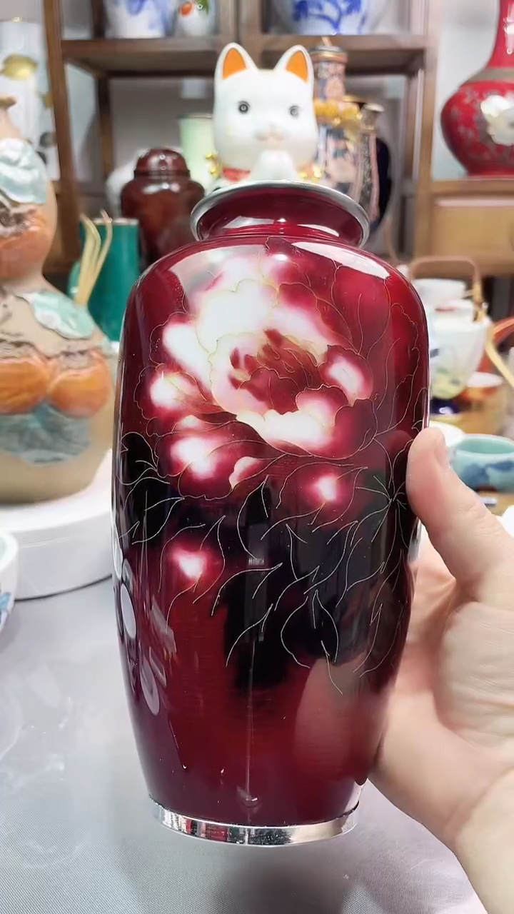 盘七宝花瓶一一一一