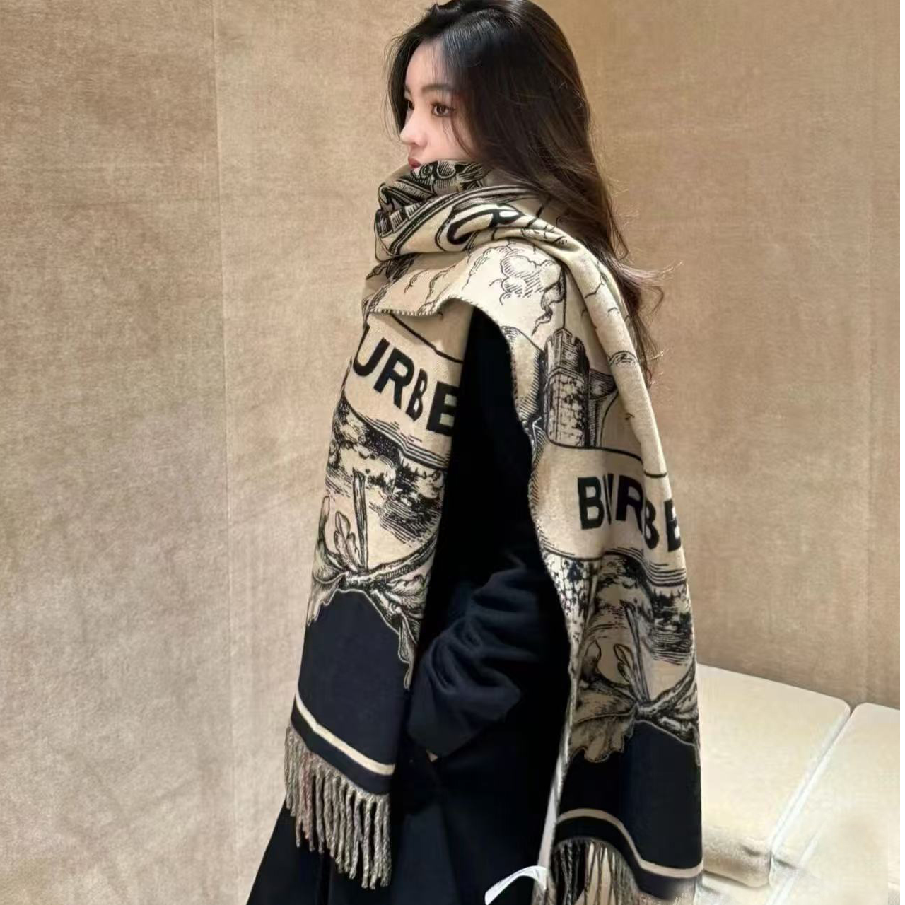 【专柜-同款】秋冬新款保暖围巾ZM