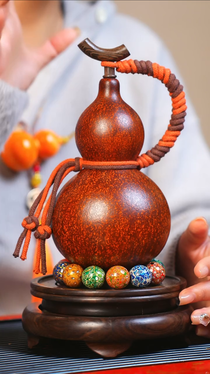 【闪购商品】JV004大师姐臻选非遗大漆酒葫芦