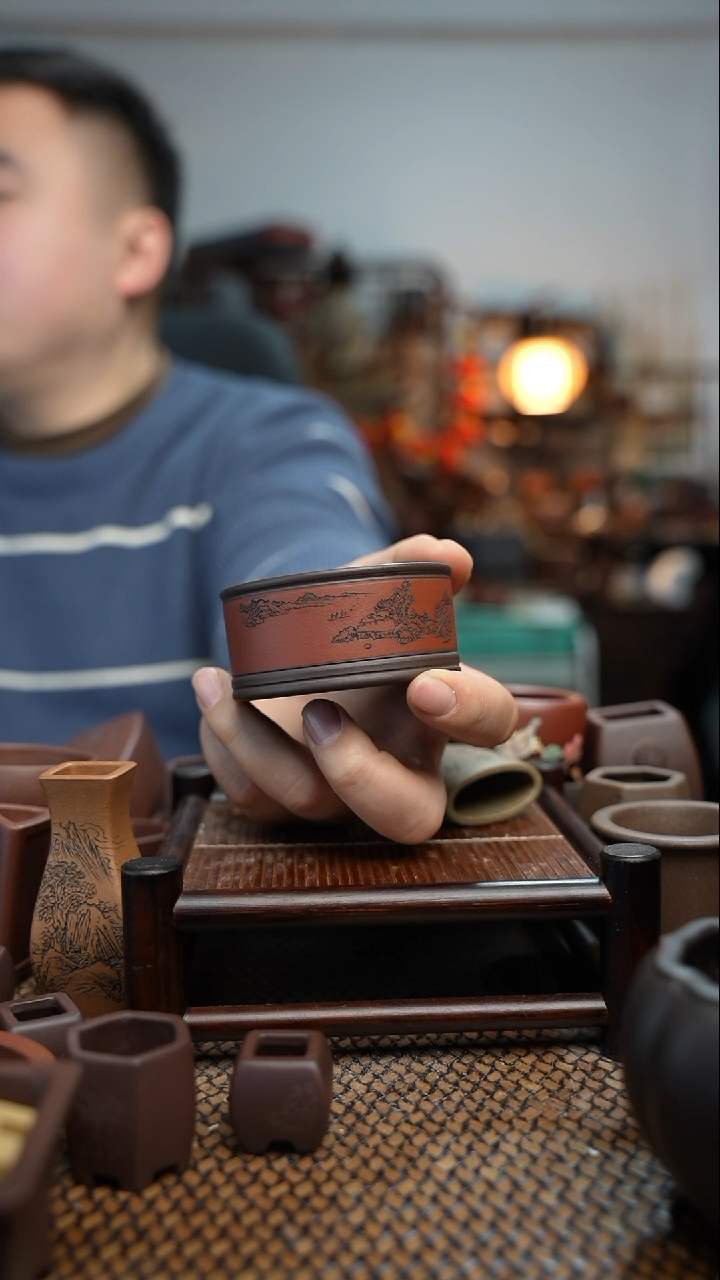 【闪购商品】紫砂花盆長木軒精品紫砂