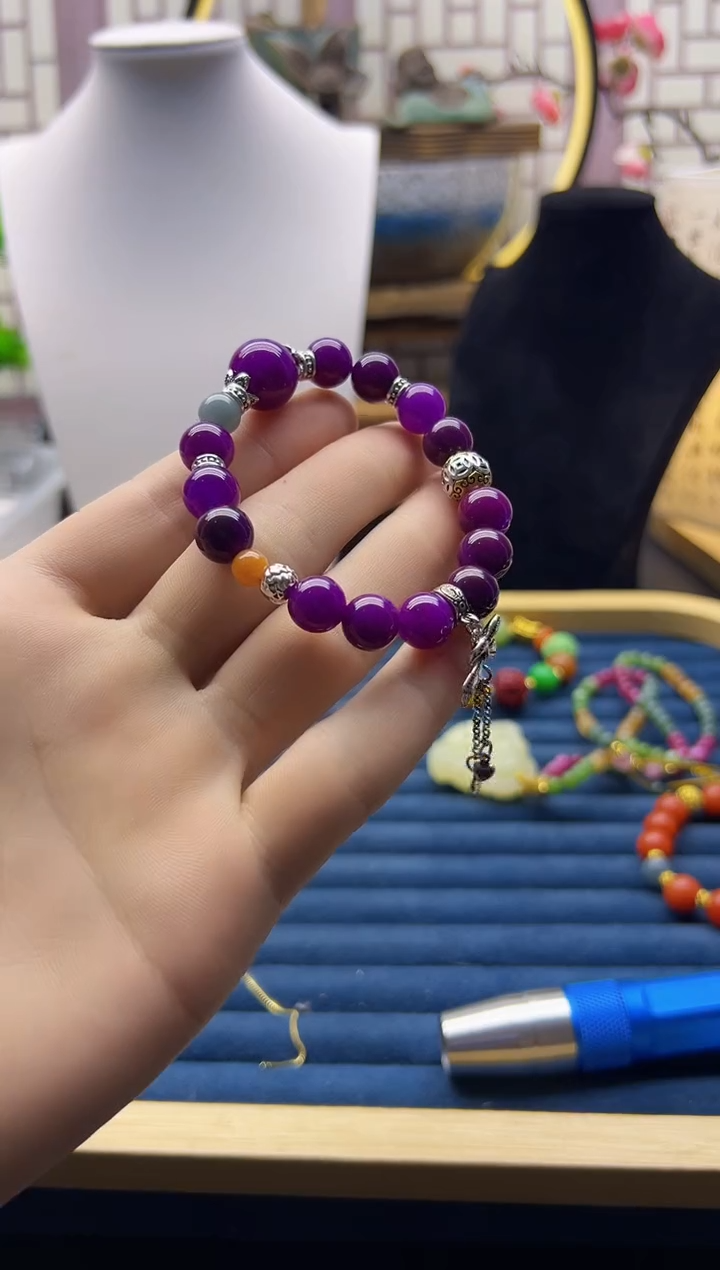 【闪购商品】苏纪石（舒俱来）手链银S925镶嵌S271