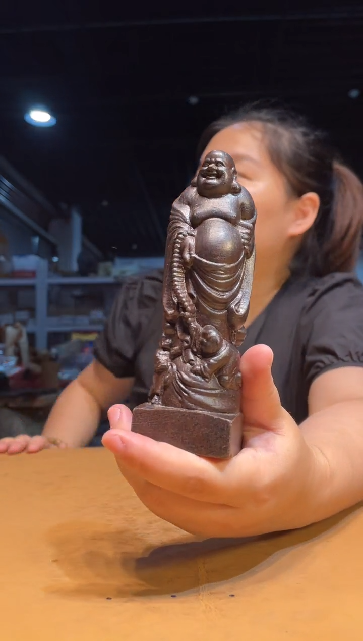 风车木（黑檀木）其他（ 直播推荐 ）黑檀小弥勒