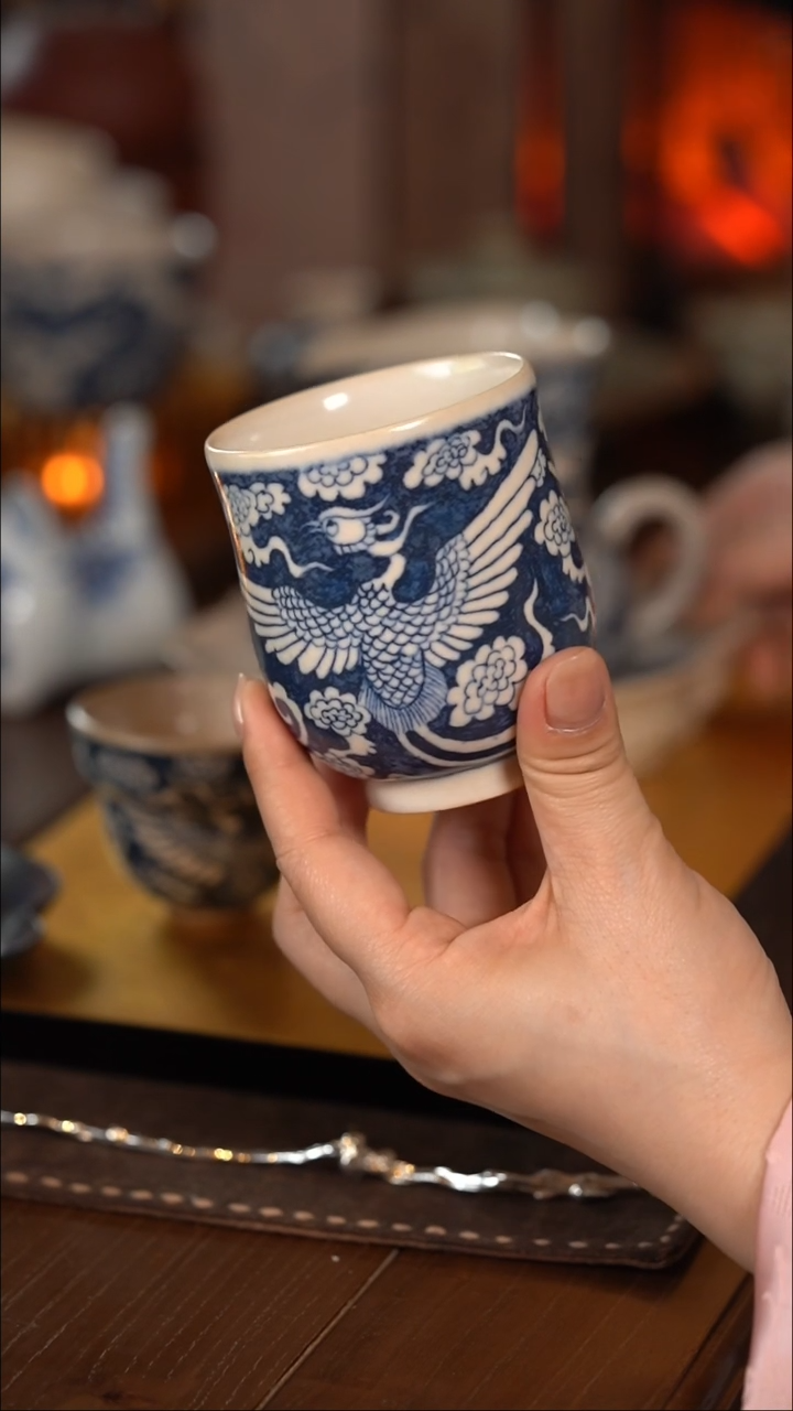 【闪购商品】霖松堂 双凤 手握杯