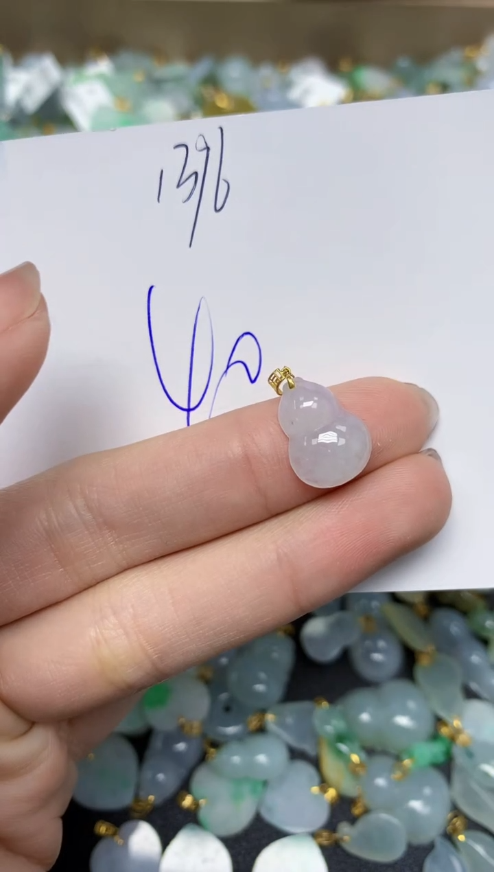 【闪购商品】翡翠颈饰18K金镶嵌 天然翡翠A货