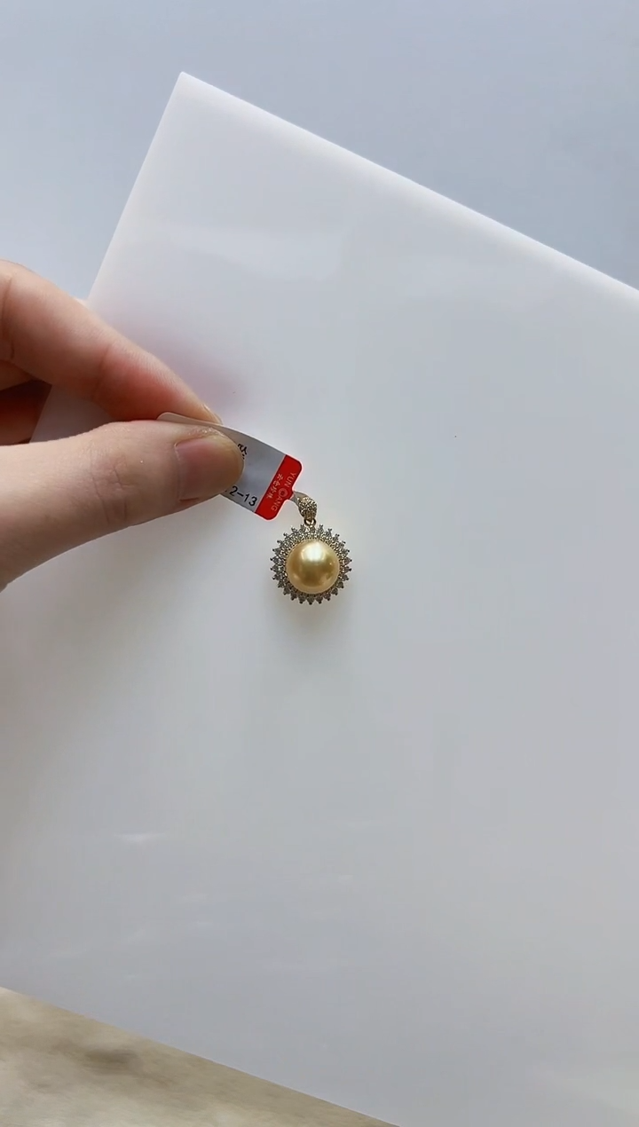 银S925镶嵌海水珍珠DA吊坠12@@jd269