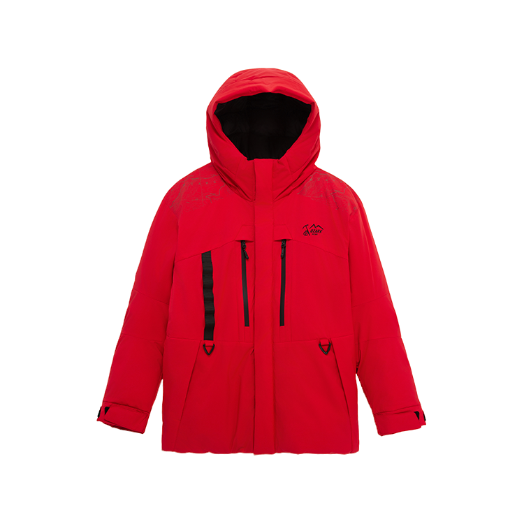 Ozark/奥索卡秋冬防泼水多口袋功能连帽防风保暖羽绒服1512240