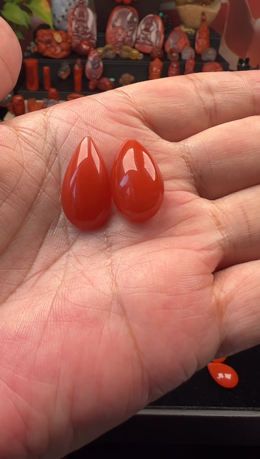 未镶嵌吊坠南红玛瑙橙*吊坠