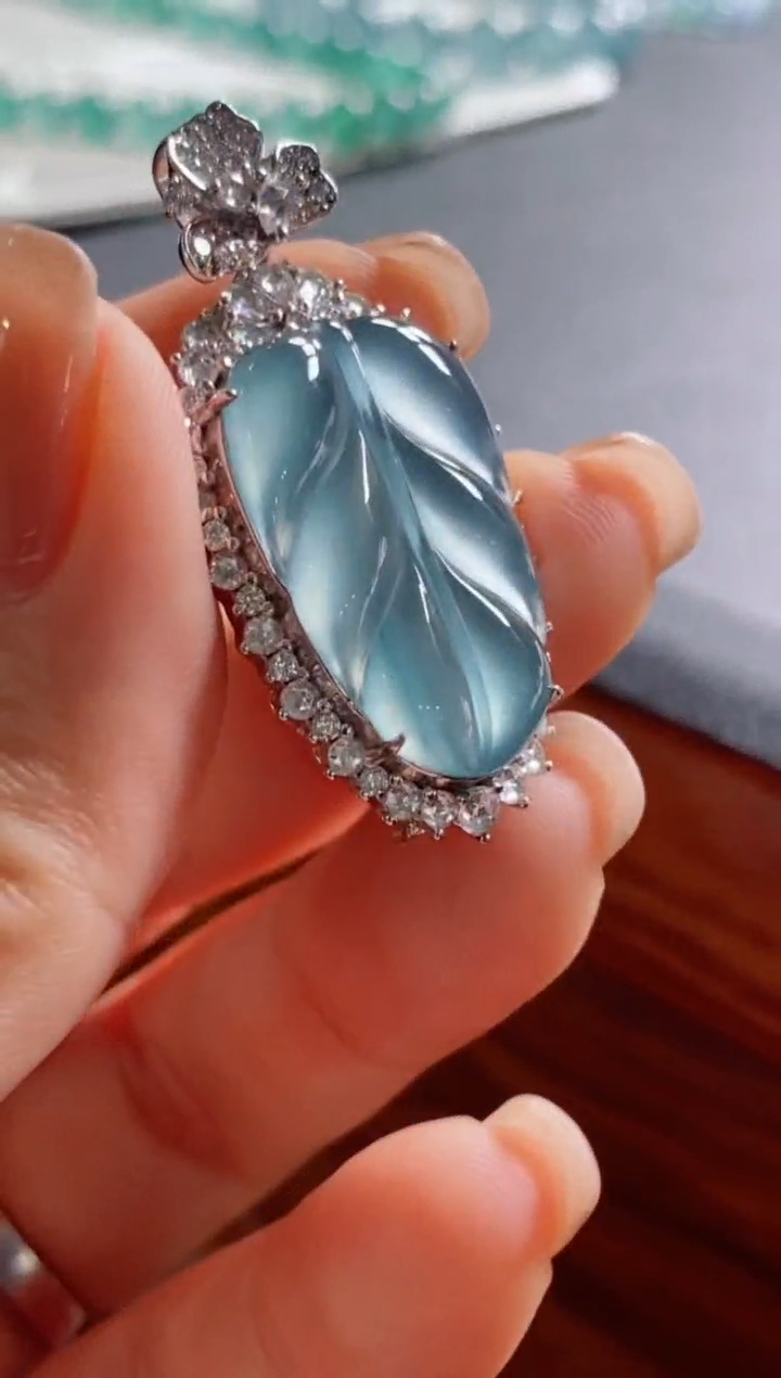 银S925镶嵌定制翡翠0618382962