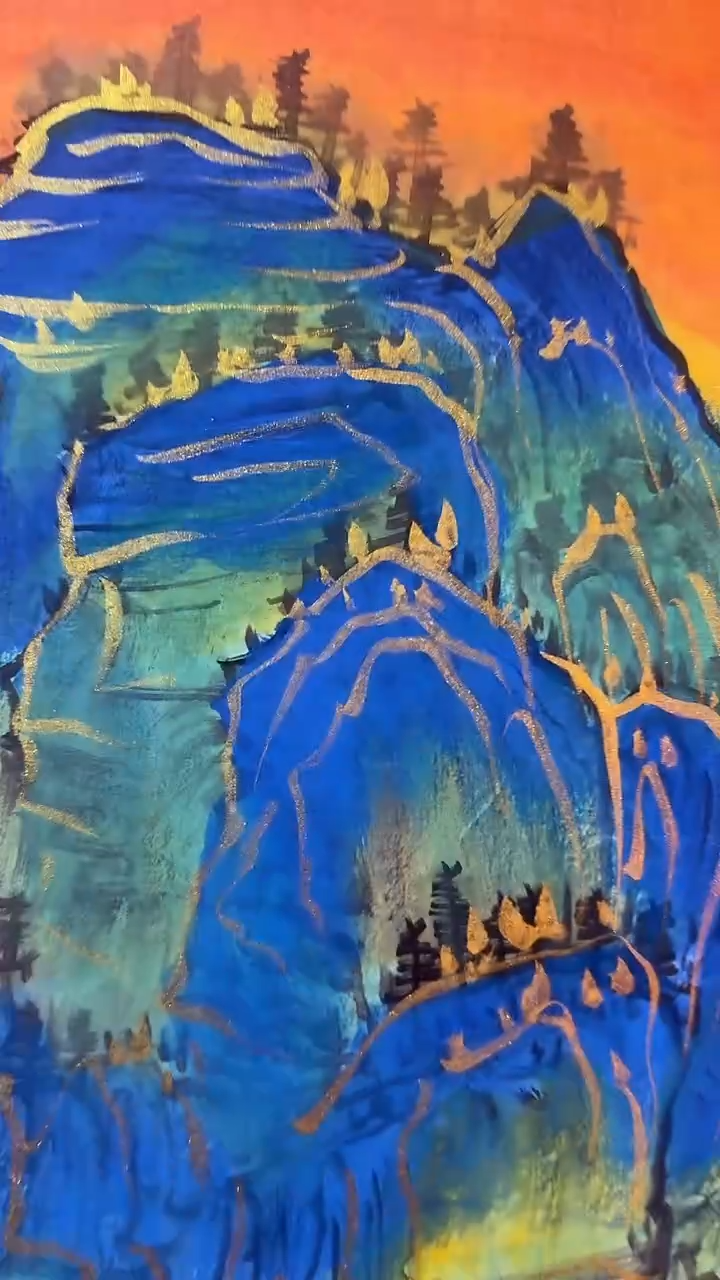 国画陈京广手绘绘画作品17-8