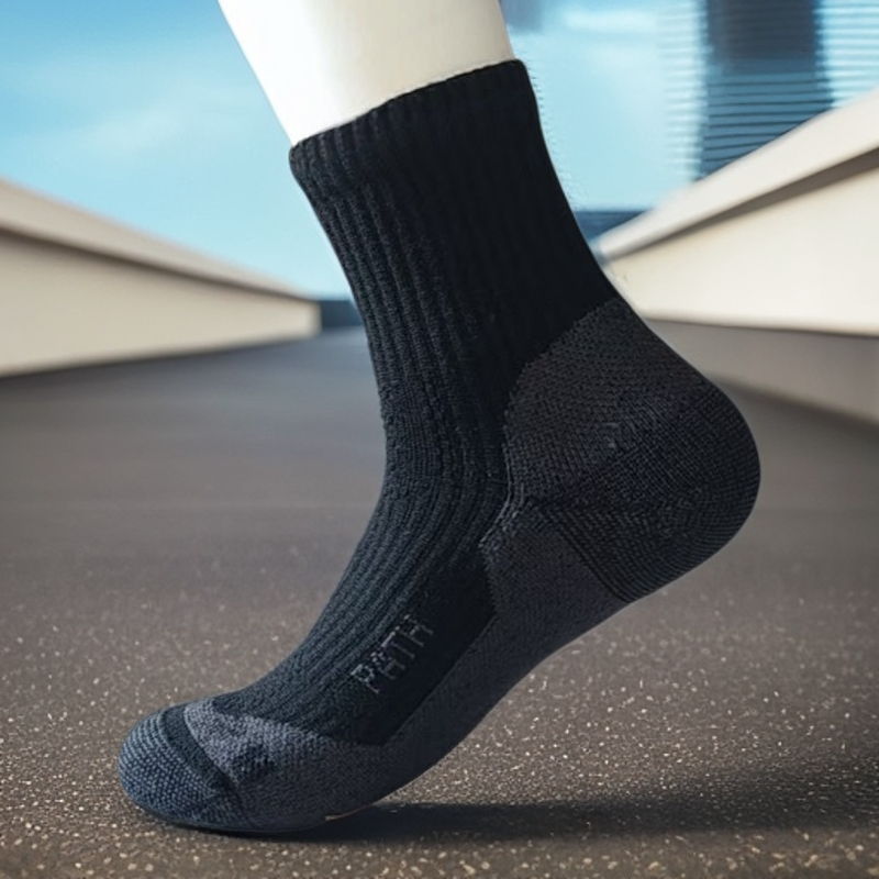 【美利奴羊毛袜】知路鸟透气户外徒步跑步登山专业运动袜