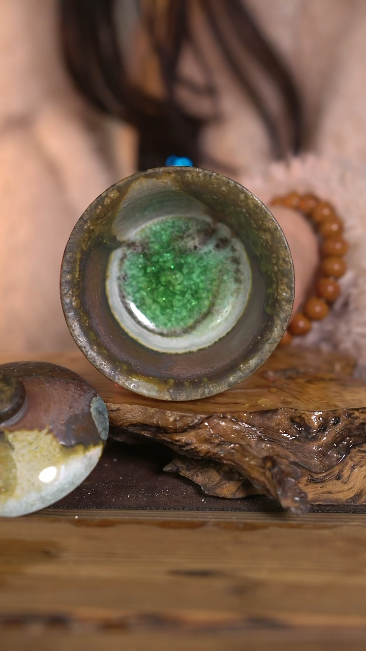 景德镇纯柴烧 盖碗 108（精品）