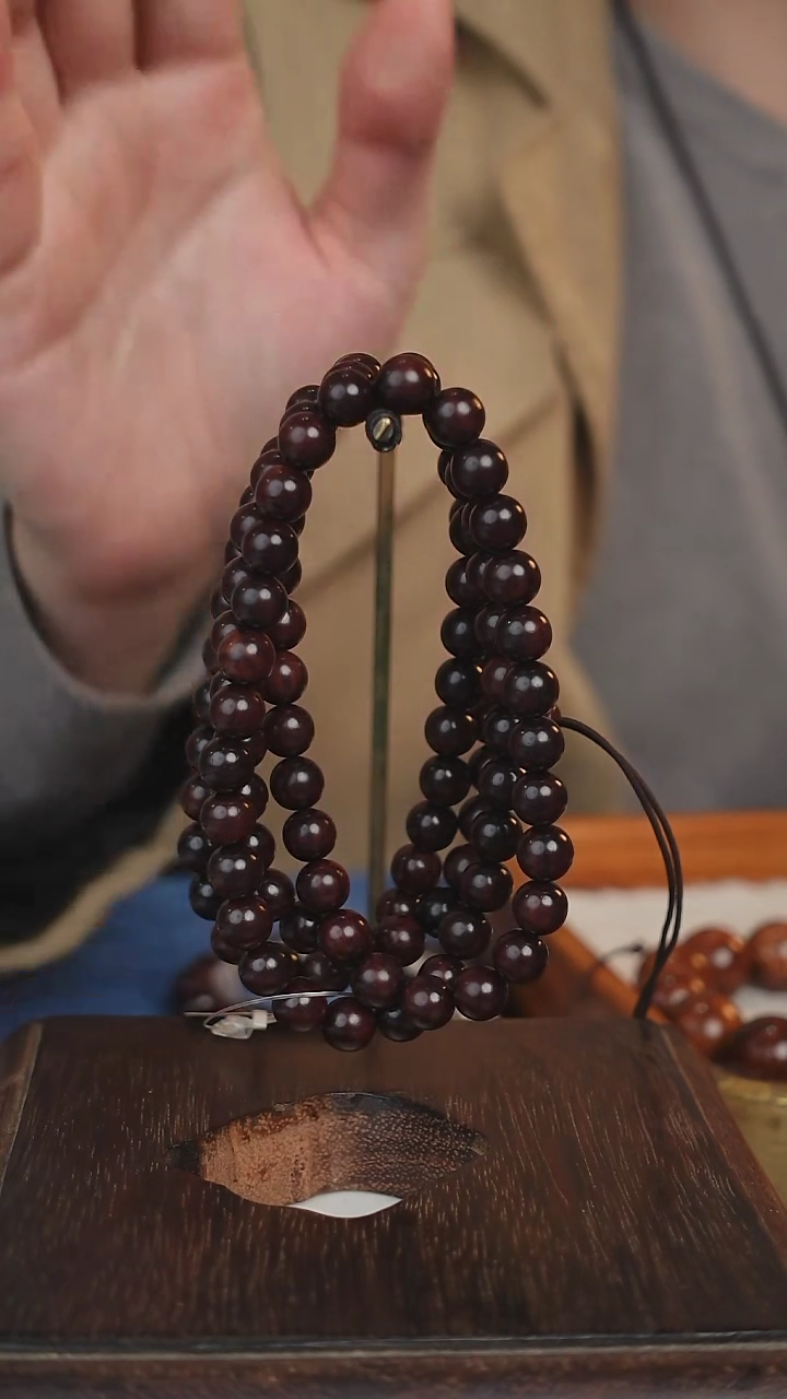 【闪购商品】木本降香海南红降花梨公长串108