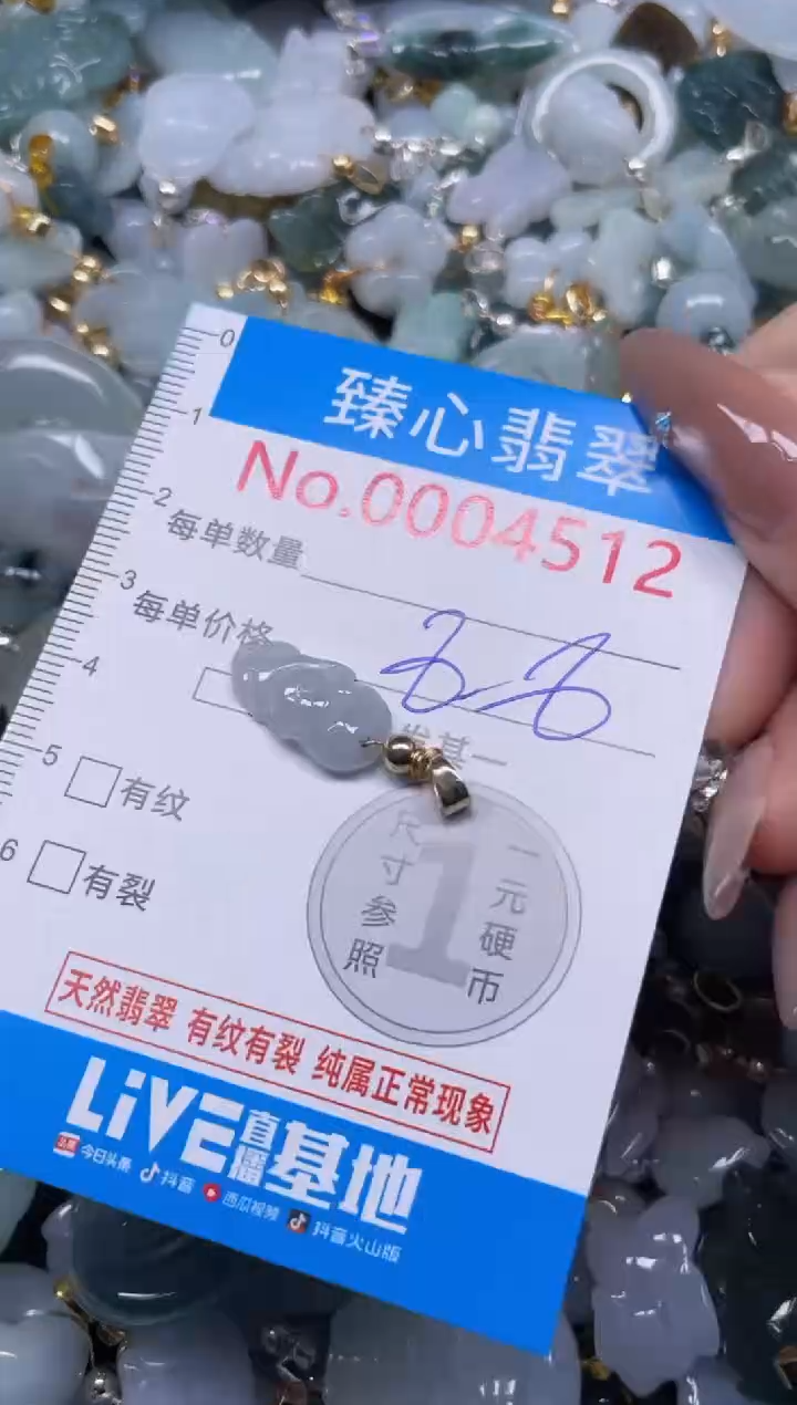 颈饰未镶嵌翡翠4512