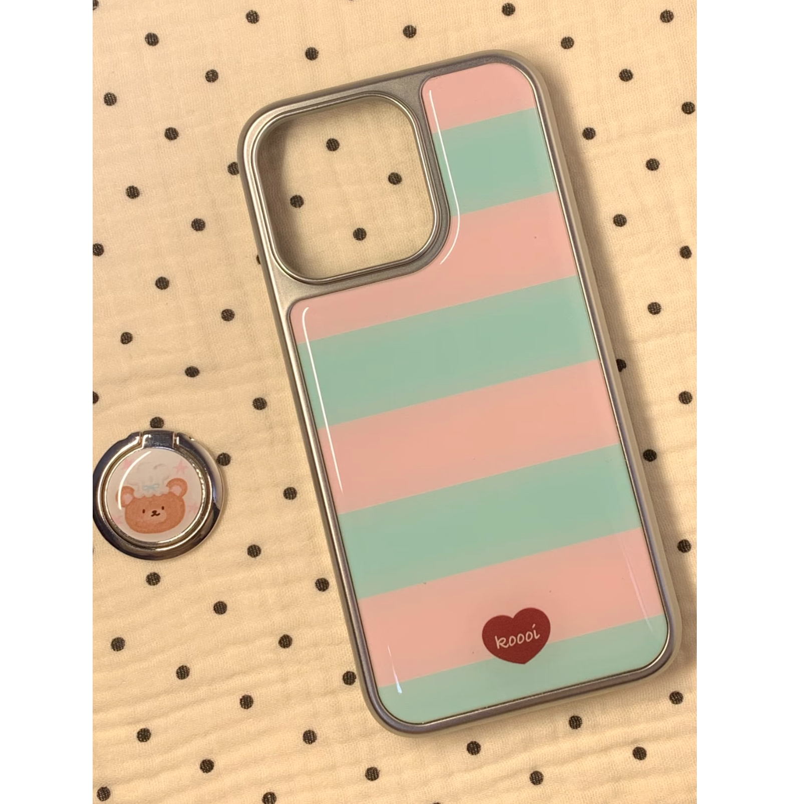 电镀滴胶简约粉蓝拼接适用苹果16pro/iPhone17/16/15/14/13手机壳