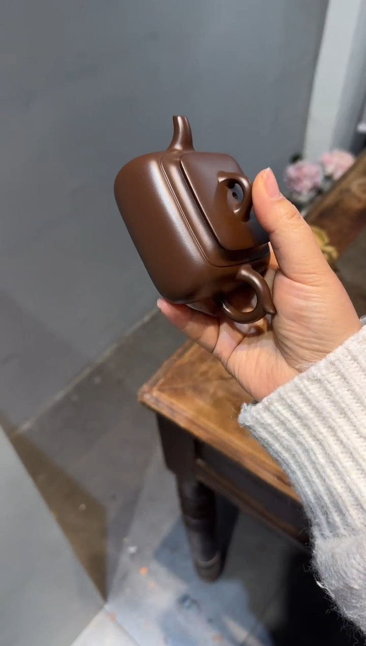 茶壶紫砂小*长四方 紫砂壶