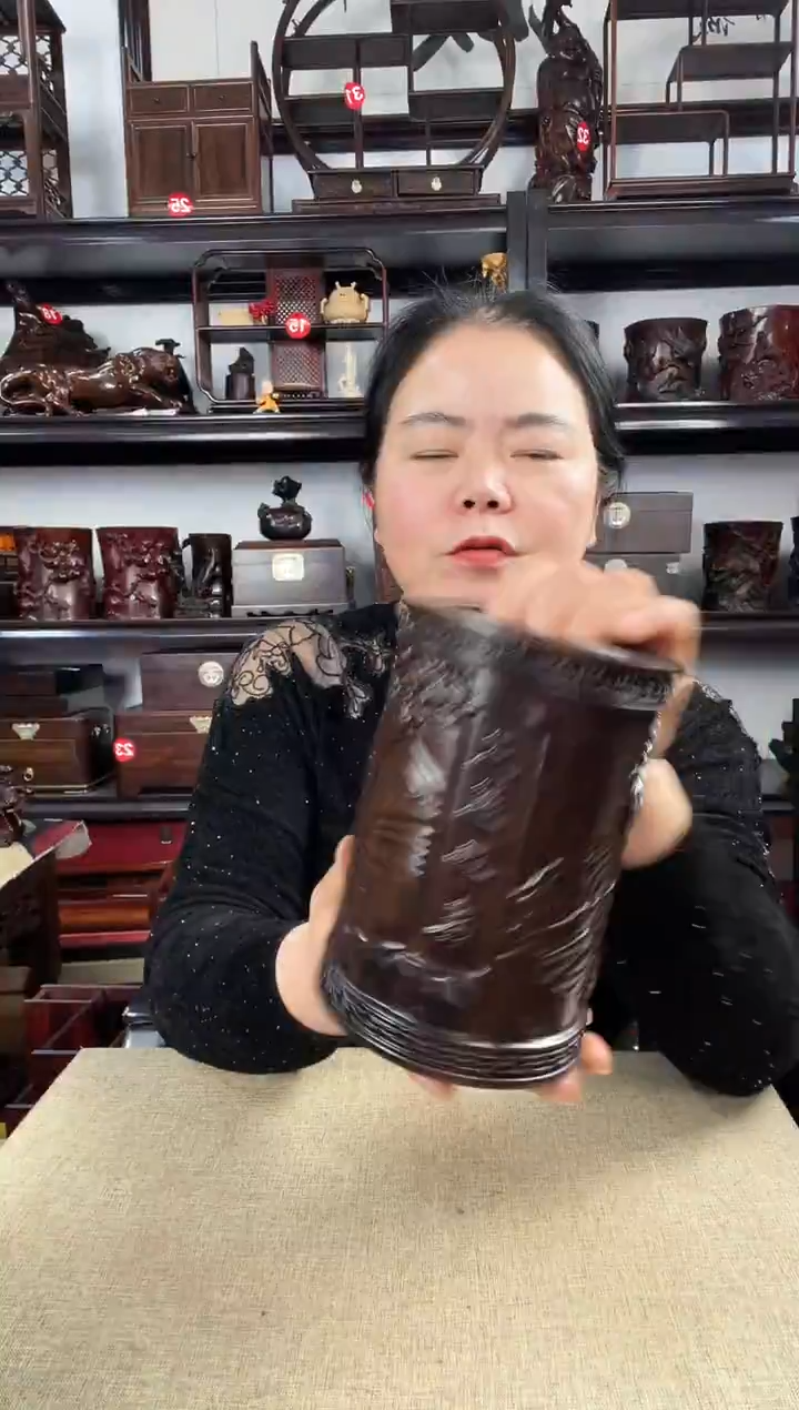 木675瑕疵老李红木工艺品