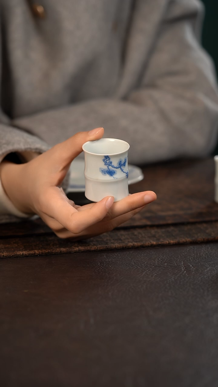 【闪购商品】杯聚澜堂松枝小竹节杯