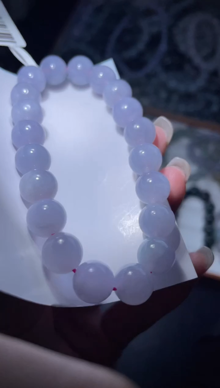 【闪购商品】定制翡翠未镶嵌天然缅甸A货翡翠手串29尺寸10左右