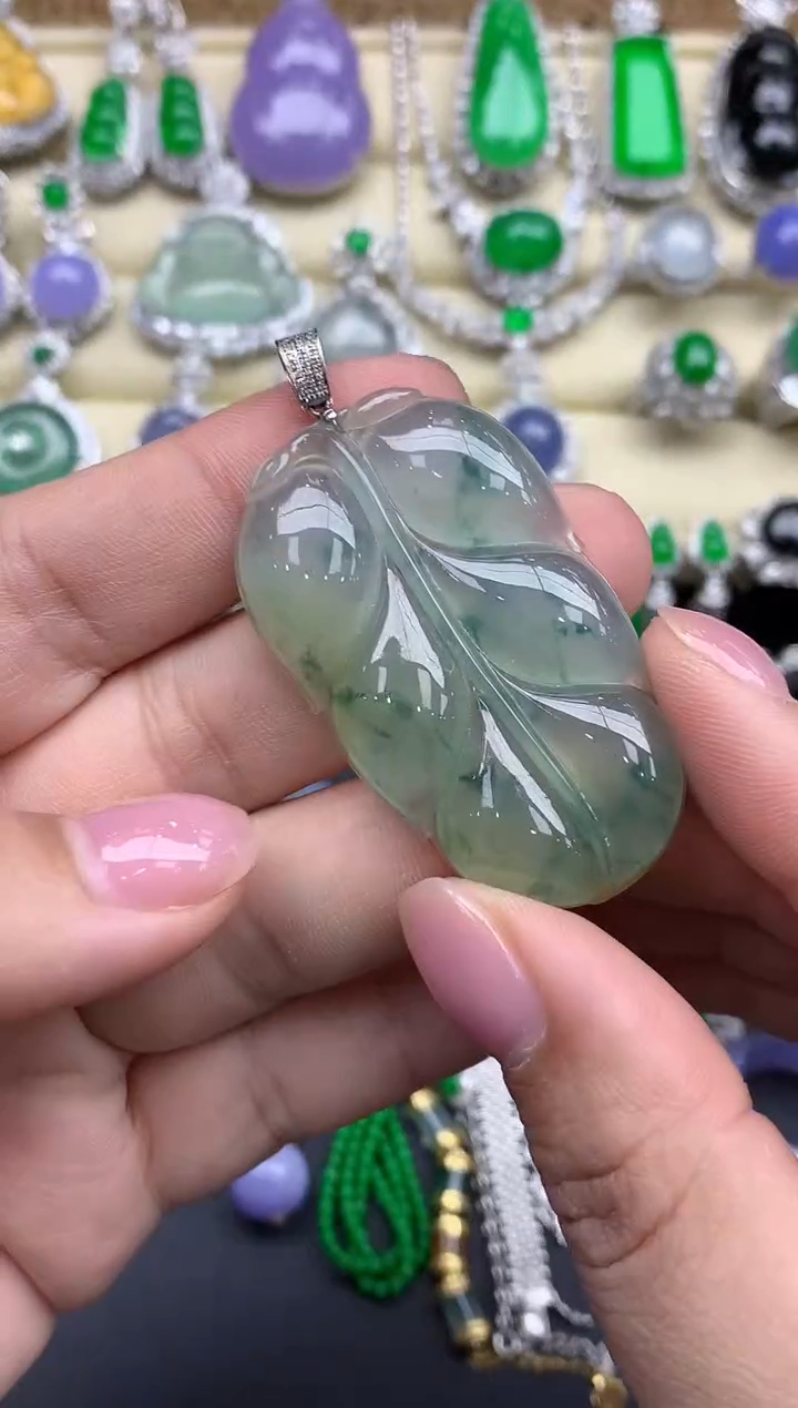 【闪购商品】翡翠颈饰18K金镶嵌448-中国好珍宝