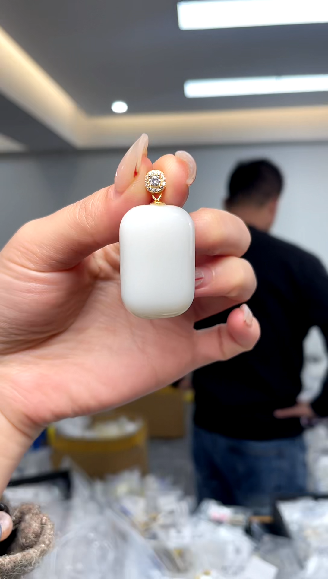 【闪购商品】和田玉·银S925镶嵌（多样性单个发货）