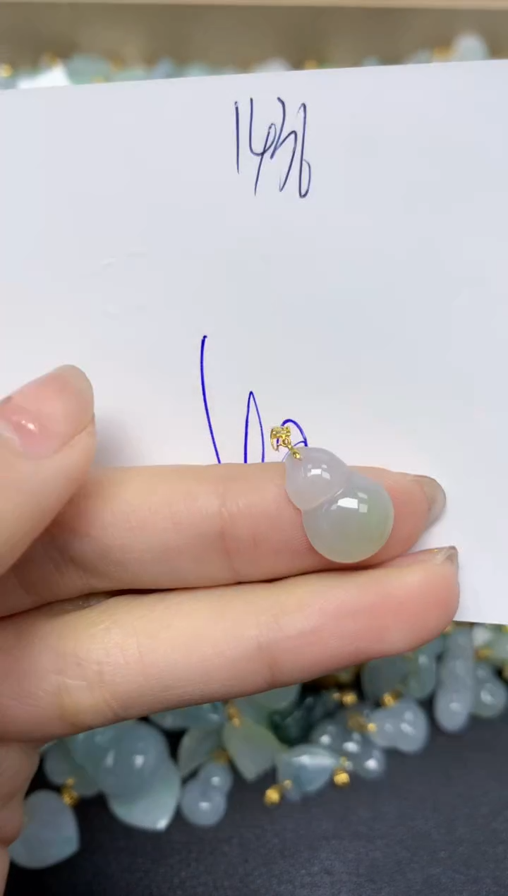 【闪购商品】翡翠颈饰18K金镶嵌 天然翡翠A货