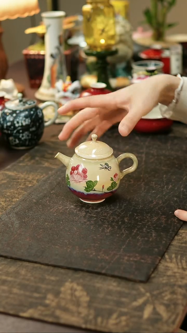 景德镇陶瓷杯碗柴烧多人