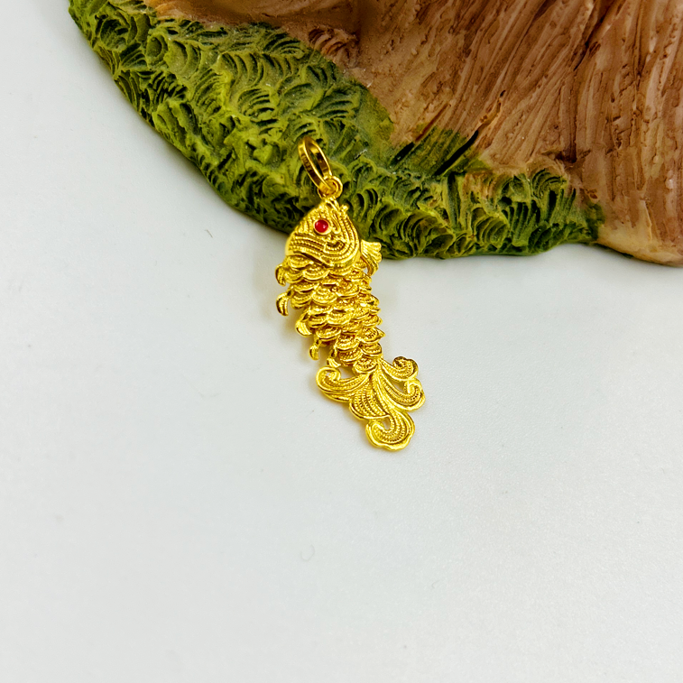 足金999 锦鲤吊坠 5G工艺A2